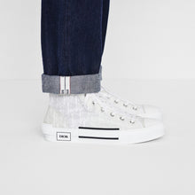 Load image into Gallery viewer, B23 High-Top Sneaker • White Dior Oblique Canvas
