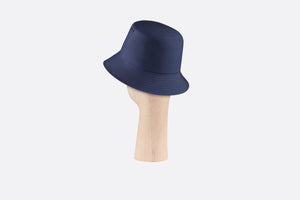 Teddy D Dior Oblique Small Brim Bucket Hat • Blue Cotton