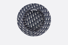 Load image into Gallery viewer, Teddy D Dior Oblique Small Brim Bucket Hat • Blue Cotton
