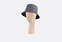 Load image into Gallery viewer, Teddy D Dior Oblique Small Brim Bucket Hat • Blue Cotton
