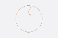 Load image into Gallery viewer, Clair D Lune Necklace • Gold-Finish Metal and White Crystals
