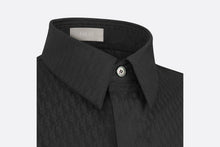 Load image into Gallery viewer, Shirt with Dior Oblique Motif • Black Cotton Jacquard
