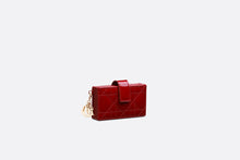 Load image into Gallery viewer, Lady Dior 5-Gusset Card Holder • Cherry Red Cannage Patent Calfskin
