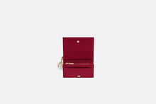 Load image into Gallery viewer, Mini Lady Dior Wallet • Cherry Red Patent Cannage Calfskin
