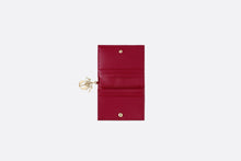 Load image into Gallery viewer, Mini Lady Dior Wallet • Cherry Red Patent Cannage Calfskin
