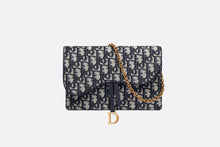 Load image into Gallery viewer, Saddle Pouch • Blue Dior Oblique Jacquard
