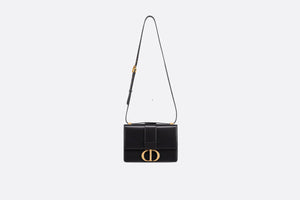 30 Montaigne Bag • Black Box Calfskin
