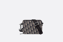 Load image into Gallery viewer, Pouch with Shoulder Strap • Beige and Black Dior Oblique Jacquard

