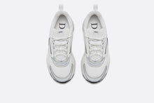Load image into Gallery viewer, B22 Sneaker • White Technical Mesh with White and Silver-Tone Calfskin
