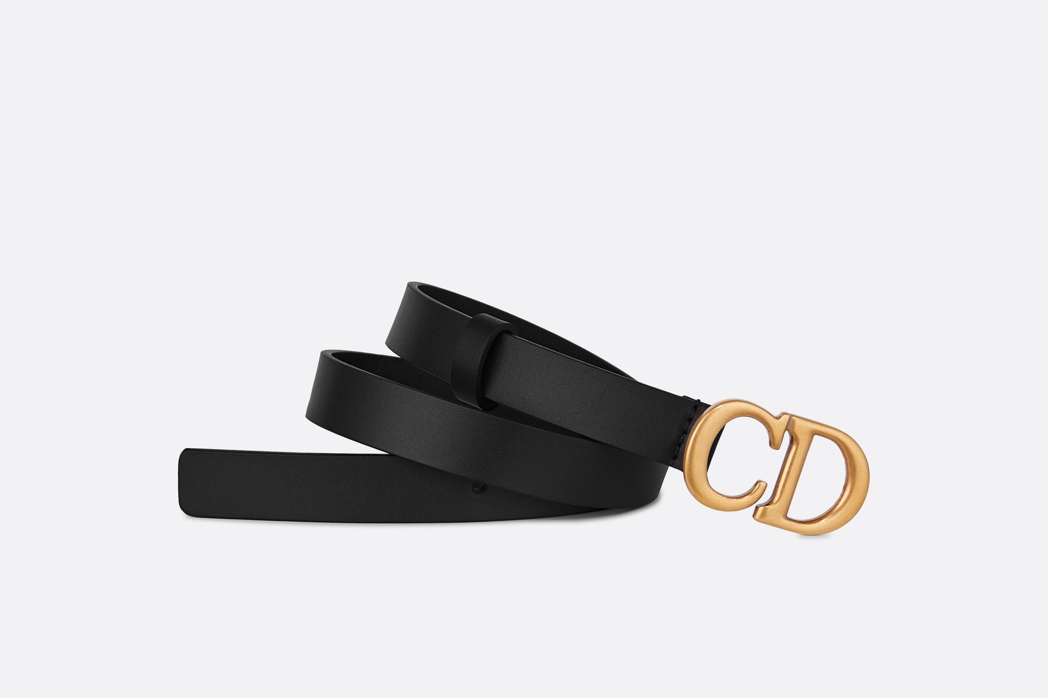 Dior - Saddle Belt Black Jacquard, 20 mm - Size M - Women
