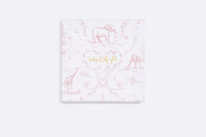 Newborn Gift Set • Powder Pink Cotton Satin with Toile de Jouy Print