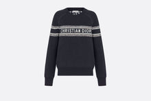 Load image into Gallery viewer, Reversible Sweater • Blue Dior Oblique Cashmere
