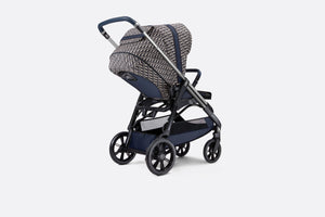 Stroller • Blue and Beige Water-Repellent Canvas with Dior Oblique Print