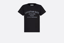 Load image into Gallery viewer, &#39;Christian Dior Atelier&#39; T-Shirt • Black Cotton Jersey
