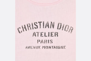 'Christian Dior Atelier' T-Shirt • Pale Pink Cotton Jersey