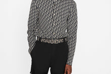 Load image into Gallery viewer, Dior Oblique Overshirt • Beige and Navy Blue Cotton Knit

