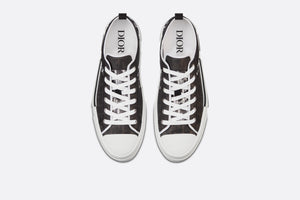 B23 Low-Top Sneaker • Black and White Dior Oblique Canvas