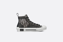 Load image into Gallery viewer, B23 High-Top Sneaker • Black and White Dior Oblique Canvas
