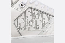 Load image into Gallery viewer, B27 Low-Top Sneaker • White and Gray Smooth Calfskin with White Dior Oblique Galaxy Leather

