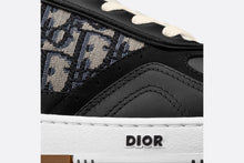Load image into Gallery viewer, B27 Low-Top Sneaker • Black Smooth Calfskin with Beige and Black Dior Oblique Jacquard
