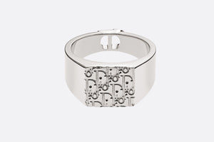 Dior Oblique Signet Ring • Silver