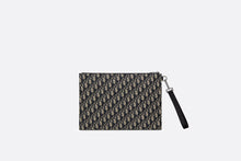 Load image into Gallery viewer, A4 Pouch • Beige and Black Dior Oblique Jacquard
