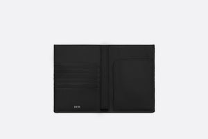 Passport Cover • Beige and Black Dior Oblique Jacquard
