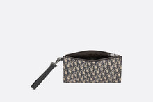 Load image into Gallery viewer, A5 Pouch • Beige and black Dior Oblique jacquard
