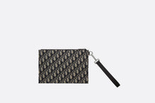 Load image into Gallery viewer, A5 Pouch • Beige and black Dior Oblique jacquard

