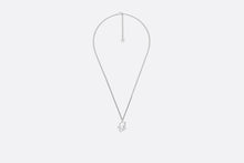 Load image into Gallery viewer, Dior Oblique Pendant Necklace • Silver and Gold-Finish Brass
