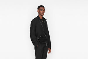 Messenger Pouch • Black Dior Oblique Galaxy Leather