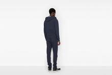 Load image into Gallery viewer, Hooded Sweatshirt • Navy Blue Cotton Knit and Cashmere
