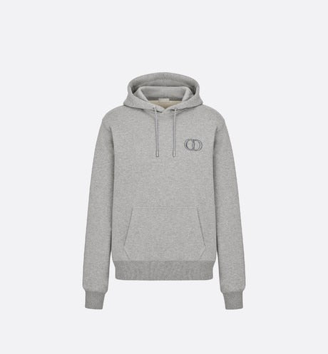 'CD Icon' Hooded Sweatshirt • Gray Cotton Fleece