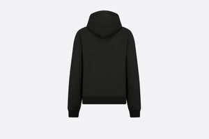 'CD Icon' Hooded Sweatshirt • Black Cotton Fleece