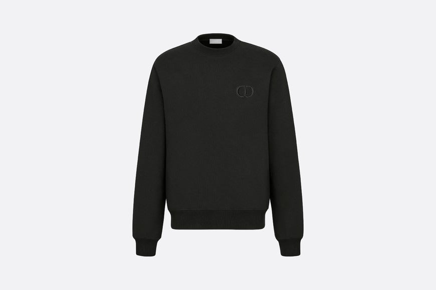 'CD Icon' Sweatshirt • Black Cotton Fleece