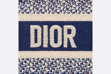 Load image into Gallery viewer, Mini Dior Book Tote • Blue Toile de Jouy Embroidery (22.5 x 15 x 6 cm)
