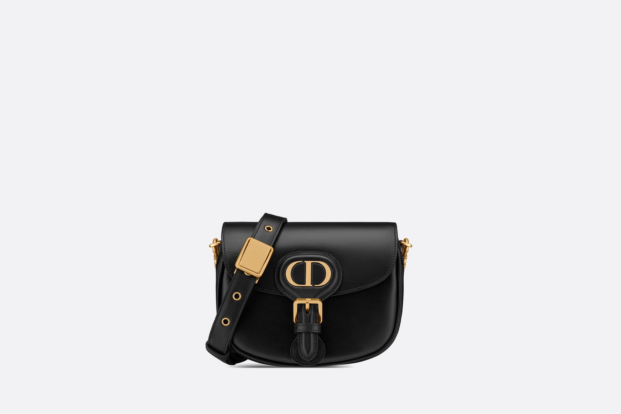 Dior - Small Dior Bobby Bag Black Grained Calfskin - Women