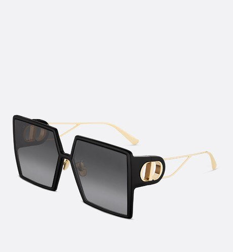 30Montaigne SU • Oversized Black Square Sunglasses