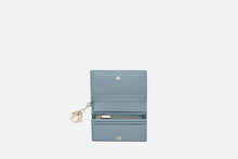 Load image into Gallery viewer, Mini Lady Dior Wallet • Cloud Blue Cannage Lambskin
