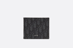 Wallet • Black Dior Oblique Jacquard