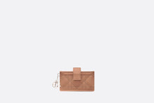 Load image into Gallery viewer, Lady Dior 5-Gusset Card Holder • Rose Des Vents Patent Cannage Calfskin
