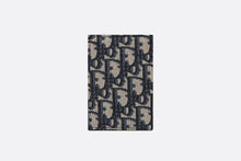 Load image into Gallery viewer, Bi-Fold Card Holder • Beige and Black Dior Oblique Jacquard

