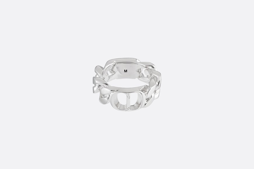CD Icon Chain Link Ring • Silver
