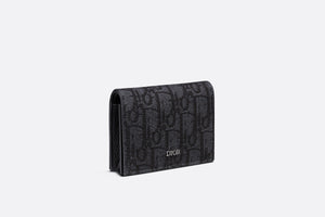 Business Card Holder • Black Dior Oblique Jacquard