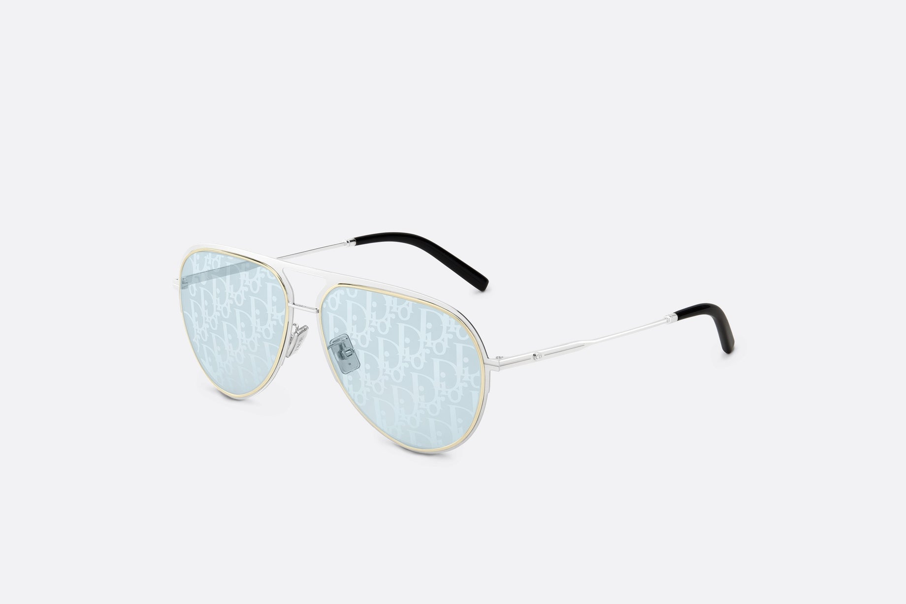 DiorEssential A2U • Blue Dior Oblique Variable-Tint Pilot Sunglasses