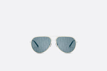 Load image into Gallery viewer, DiorEssential A2U • Blue Dior Oblique Variable-Tint Pilot Sunglasses
