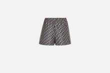 Load image into Gallery viewer, Shorts • Navy Blue and White Silk Twill with Dior Oblique Motif
