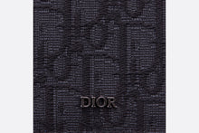 Load image into Gallery viewer, Bi-Fold Card Holder • Black Dior Oblique Jacquard
