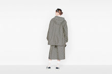 Load image into Gallery viewer, Hooded Anorak • Blue and Ecru Technical Taffeta Jacquard with Dior Oblique Motif
