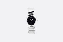 Load image into Gallery viewer, Steel and Black Mother-of-Pearl GEM DIOR • Ø 27 mm, Quartz Movement
